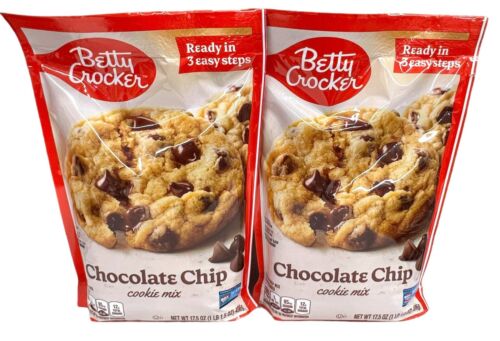 Betty Crocker Chocolate Chip Cookie Mix 17.5 oz (2 Pack)
