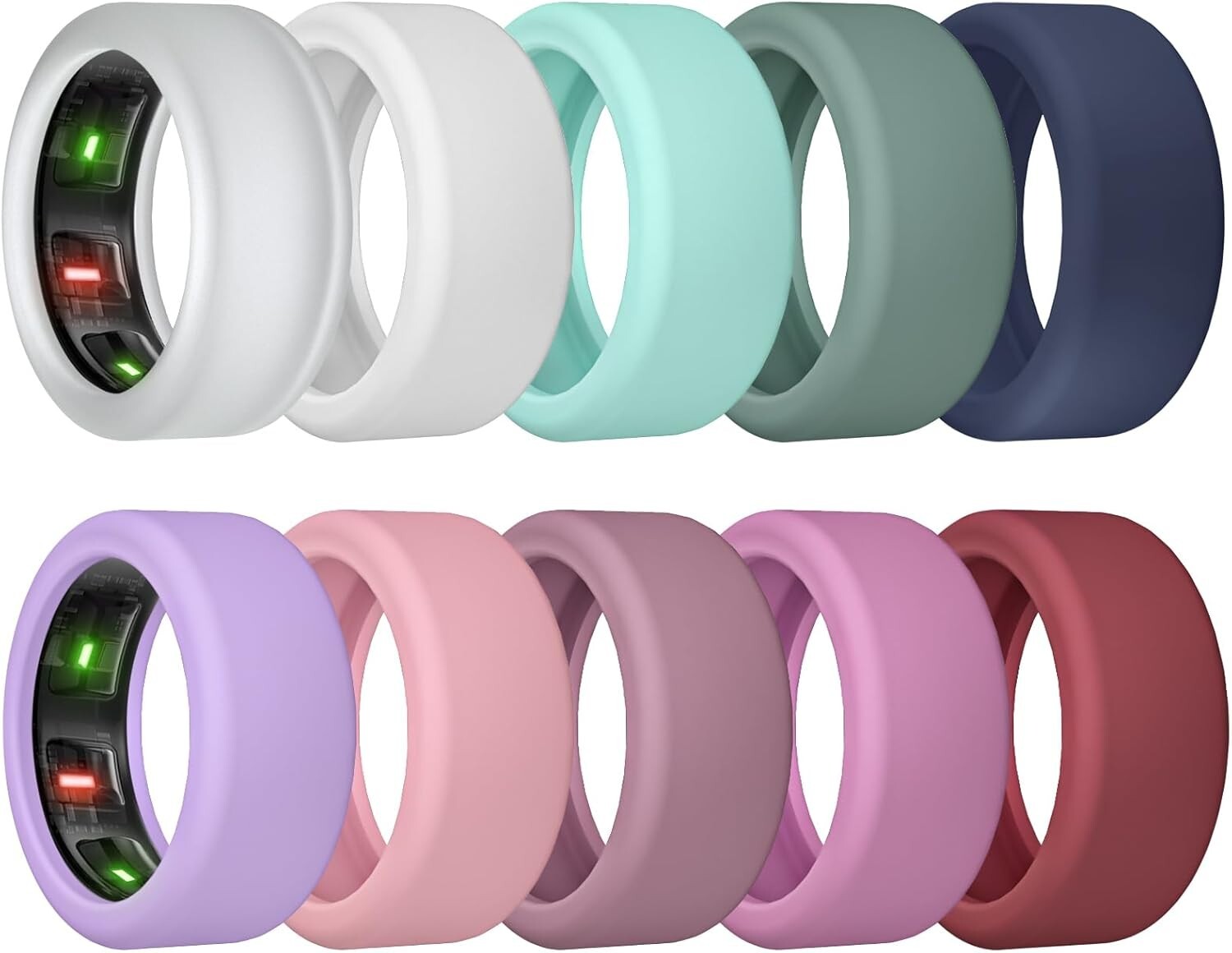 Protective Silicone Ring Cover for Oura Gen 3 & Gen 4 - Anti-Scratch-image