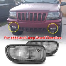 Fog Lights For 1999-2003 Jeep Grand Cherokee Replacement Fog Light Lamps Pair