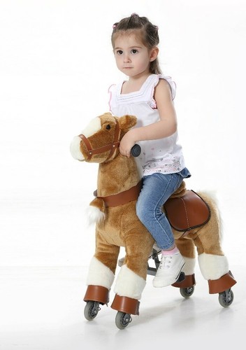 Buy BEIGE Pony Horse Cycle Riding Horse 