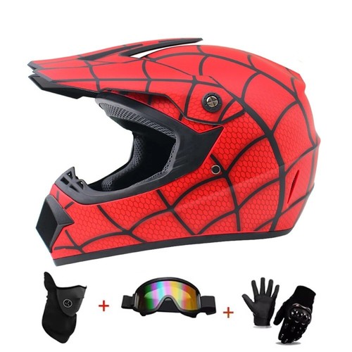 Casco motocross fuoristrada adulto ATV MTB DH DOT omologato integrale UK STOCK - Foto 45 di 47