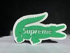 Supreme box Lacoste logo targa 3d insegna collezionismo collezione New!!