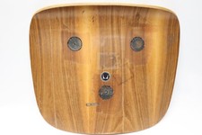 Silla DCM asiento de madera vintage Herman Miller Eames Evans Mid Century marrón 02