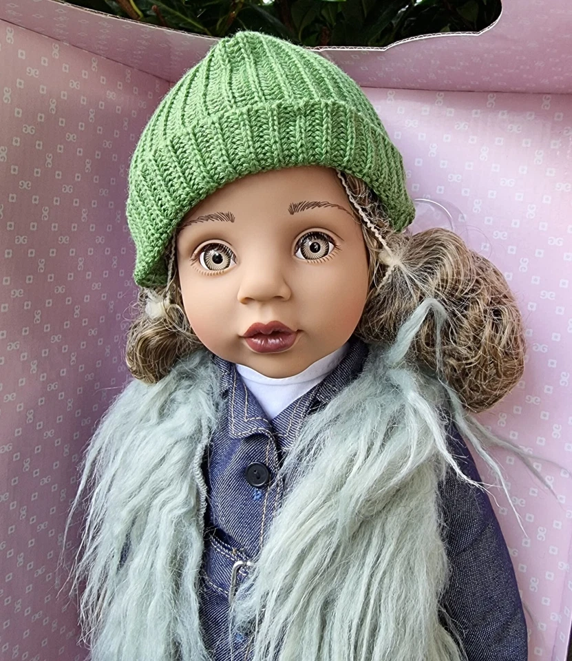 Götz Puppe Lea 50 cm 2023 Happy Kidz Künstlerpuppe Sammlerpuppe OVP neu, Doll - Bild 3 von 4