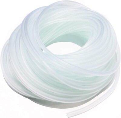 1/4'' Flexible Clear Vinyl Airline Tubing, 25-Feet for air pump