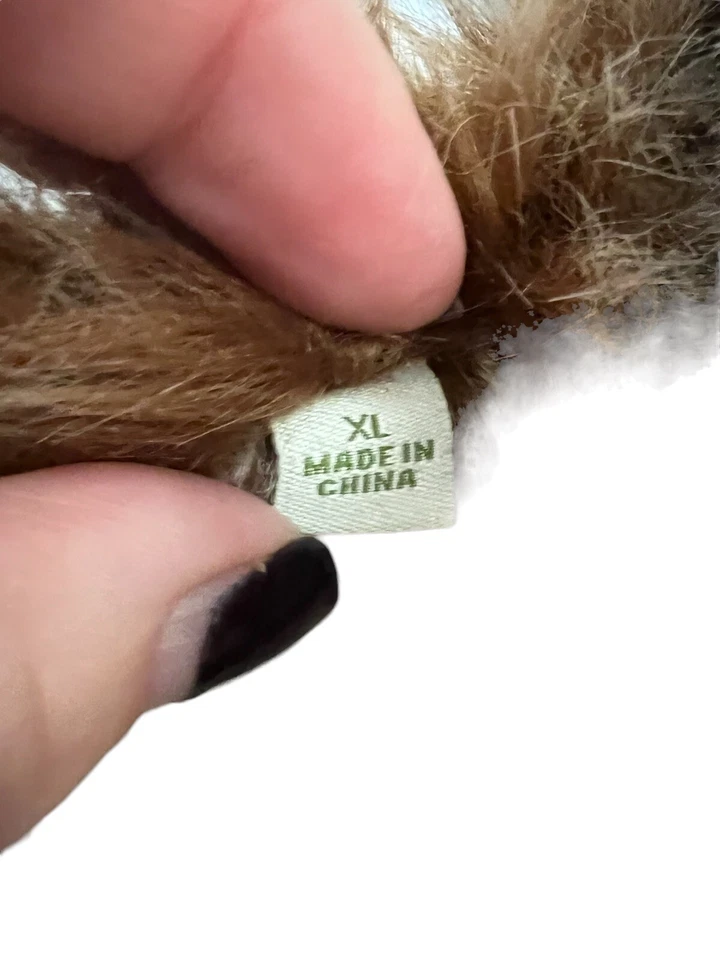 Colete Orvis Feminino Lady Girl XL de Pelúcia Camurça Falsa Pele de Carneiro Marrom - Imagem 3 de 4