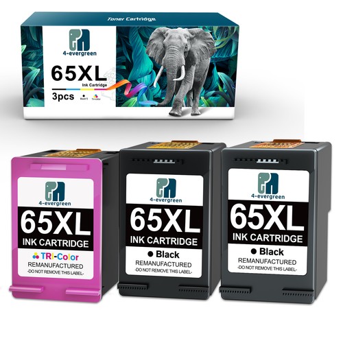 3x 65XL Ink Cartridges for HP ENVY 5000 5010 5012 5014 5052 5055 5058 Printer eBay