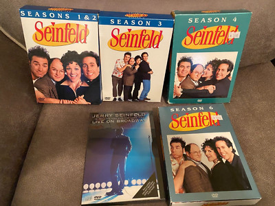 Seinfeld DVD Sets Volumes 1,2,3,5 TV Seasons 1,2,3,4,6 plus live on broadway