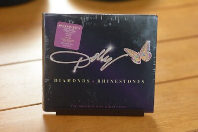 DOLLY PARTON CD ''DIAMONDS & RHINESTONES'' [NEW] HYPE STICKER [MR4-B1A]