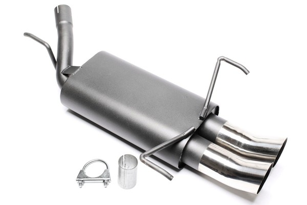 Ta Technix EndschalldÄMpfer SPORT-AUSPUFF 2X76DTM FÜR Corsa C Mit Abe-image