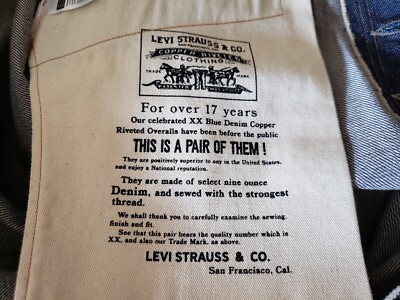 LEVI'S 1890 501 xx MADE in JAPAN Selvedge 1933 LVC Vintage