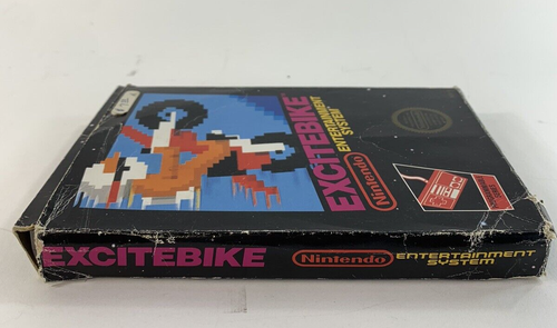 Excitebike (Nintendo Entertainment System, 1985) Game Box Poster Foam - Tested - Picture 17 of 24