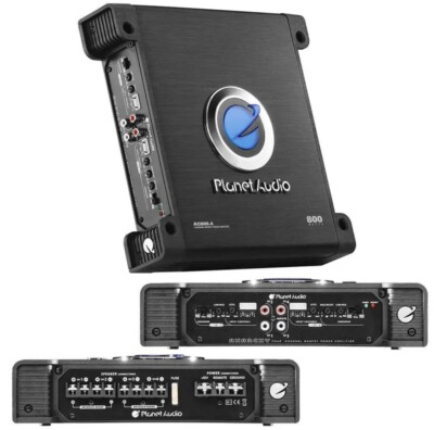 Planet Audio AC800.4 800W High Output 4-Channel Bridgeable Power Amplifier - NEW