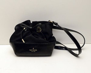 kate spade black purse with pink inside