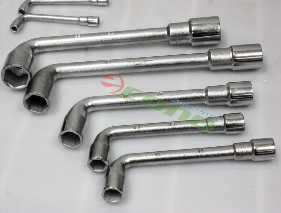 11pcs L-Type Elbow Double End Hex Socket Spanner Wrench set Tamper 6-22mm metric - Image 4 of 4