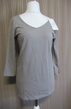 CR 4573 Friendtex Shirt Gr. M schlamm 3/4 Ärmel stretch V-Ausschnitt NEU!!!