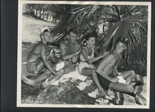 RANDOLPH SCOTT + ELLA RAINES CANDID - 1949 N MINT DOUBLEWEIGHT MATTE FINISH