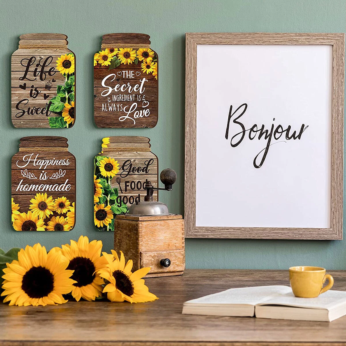 Mason jar wall decor deals
