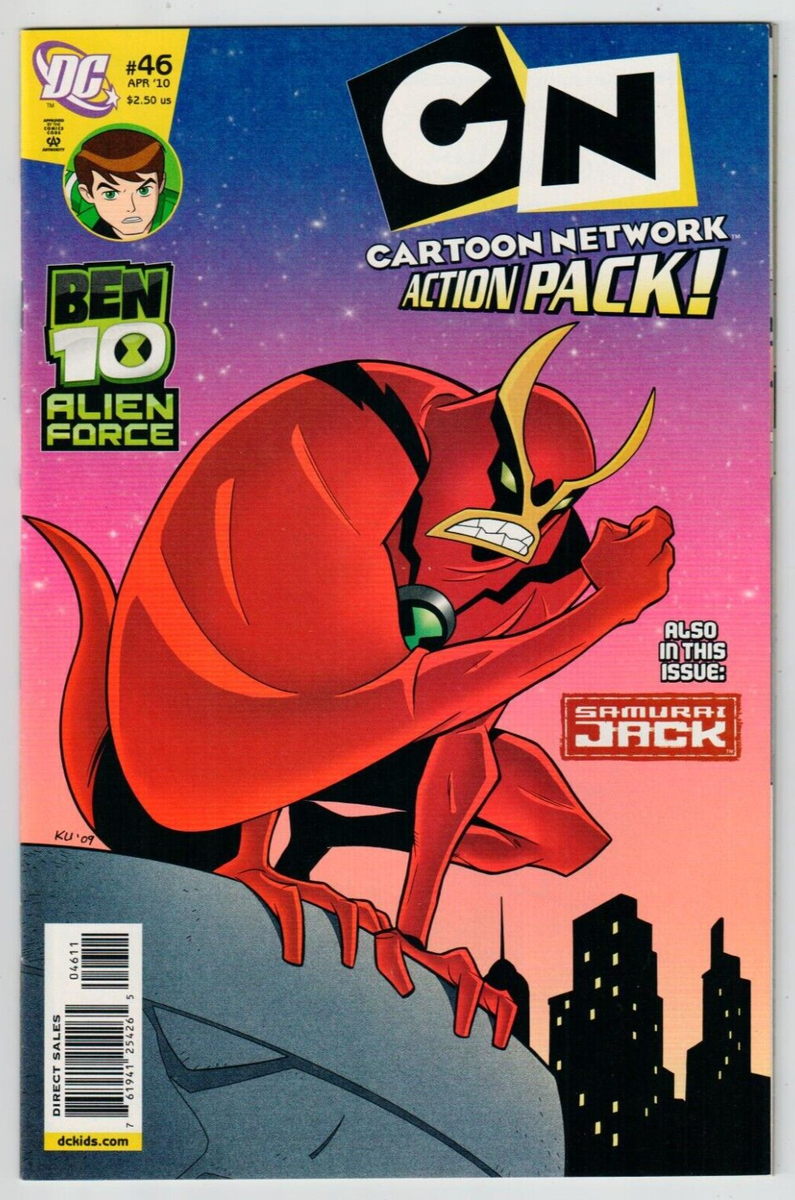 CARTOON NETWORK ACTION PACK #46 DC Comics 2010 Ben 10 Alien Force