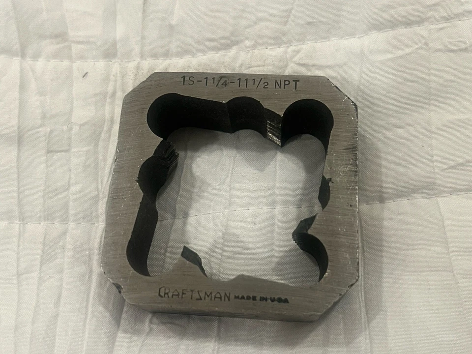 Craftsman Square Steel Pipe Threading Die (No 5470) w/ Box - Vintage, ca 1970 - Image 3 of 4