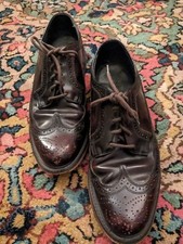 Vintage Florsheim Worthmore Wingtip Oxfords 10 1/2 D USA Made.