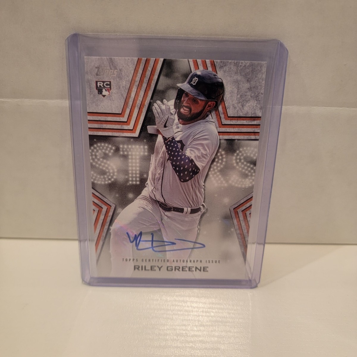 2023 Topps Series 1 Riley Greene RC Baseball Stars Auto Tigers 