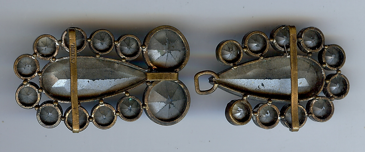 Victorian White Paste Rhinestone Belt Buckle Czechoslovakia #668 Belt Czechoslovakia - Etsy main image 2
