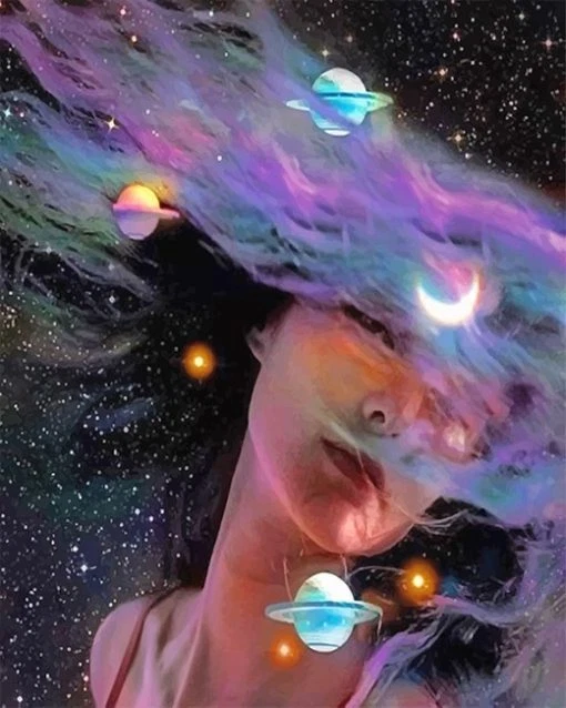 Aggregate 150+ galaxy girl drawing seven.edu.vn