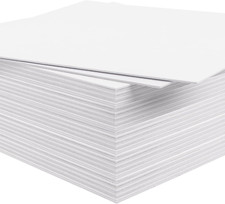 , Pack of 50 11X14 White Uncut Mat Boards Backing Boards, 4-Ply Thickness, Great