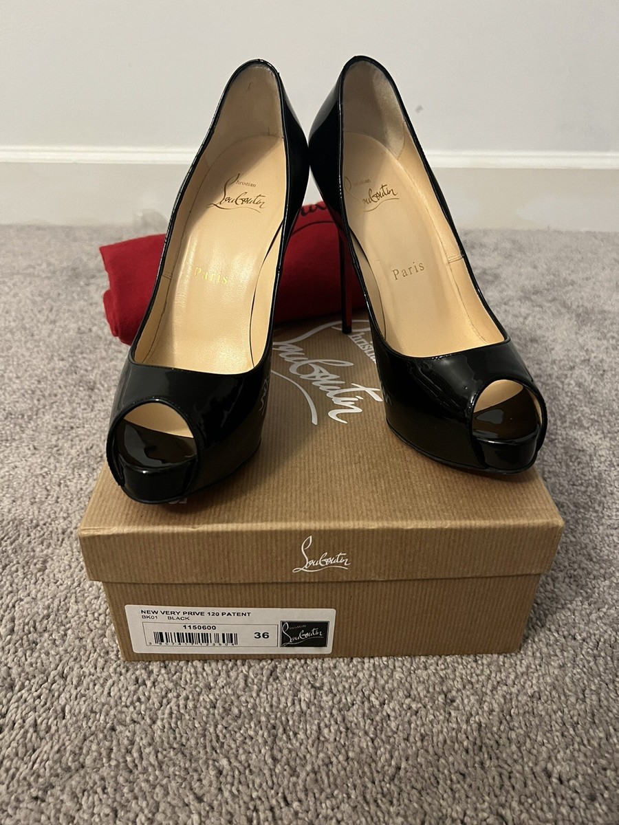 Christian Louboutin Hyper Prive Sz 36 Black | eBay