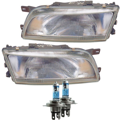 Juego De 2 Faros Halógenos Para Nissan Frontier / Xterra 1998-2000 - Con Bombillas, DOT/SAE