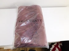 Frontgate Cashmere Throw Blanket With Fringe Merlot 100% Cashmere $359 NWT