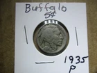 Buffalo/ Indian Head Nickel, Original Date, 1935-P. #58