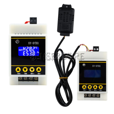 DTH1 Temperature Humidity LED Thermostat Digital Automatic Control Panel SHT30-