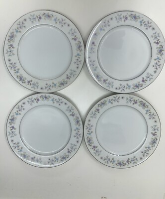 Mimosa Jessamine Dinner Plates Set of Four 10'' Japan Fine China Plate