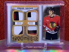 2024-25 Upper Deck The Cup Frank Nazar Quad Foundations Patch 7/10 Blackhawks
