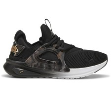 PUMA Softride Enzo Evo Geode Glow Womens Black Sneakers Casual Shoes 31092602
