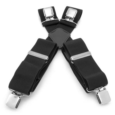 Hosenträger X-Form 5 cm Breit starke Damen Herren Hosen 4 Clip Krallen - Bild 1 von 4