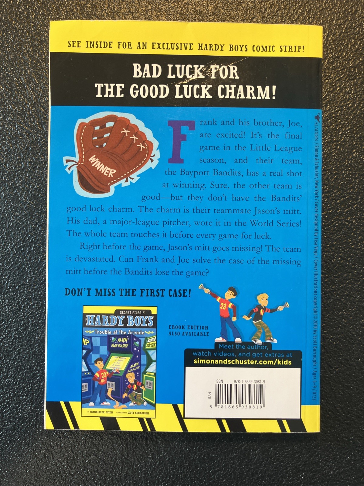 The Missing Mitt (Hardy Boys: The Secret Files) - Paperback -l image 2