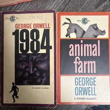 1984 / Animal Farm | George Orwell | Vintage 1962 Signet Paperbacks