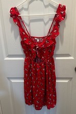 American Eagle Sundress Floral Red Size XXS NWT 