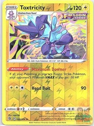Toxtricity 108/264 Reverse Holo Fusion Strike