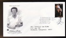 ARTHUR ASHE #3936 US FIRST DAY COVER 2005, ARTCRAFT PCS CACHET FDC
