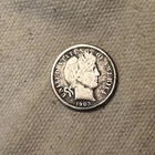 1903-S Barber Dime Fine Details Cleaned QA1054