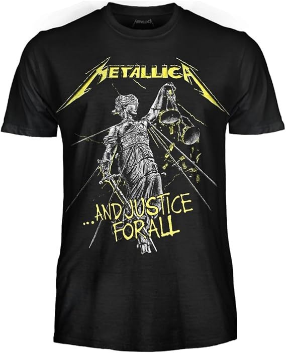 ALTRA METALLICA T Shirt Maglietta Adulto AND JUSTICE FOR ALL Cotone Ufficiale ORIG.