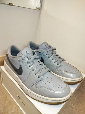 Nike Air Jordan 1 Low Golf  Wolf Grey  Men s Size 9.5 - Dior Colorway
