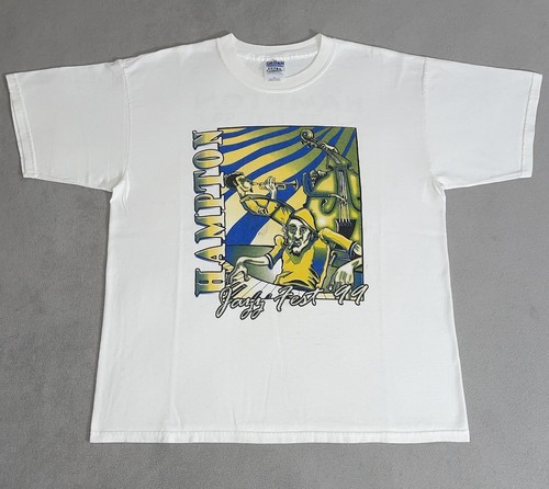 Vintage 90s The Hampton Jazz Music Festival Art Shirt Faith Evans Patti Labelle