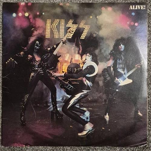 Kiss Alive! LP UK 1975 Double Vinyl First Press Casablanca Records CBSP 401 NM