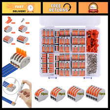115 PCS Electrical Wire Connector Kit - 28-12 AWG, Quick Disconnect, Multi-Condu