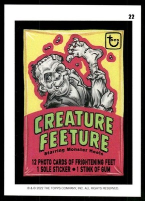 Creature Feature 2022 Topps Wacky Packages Card #22 (NM)
